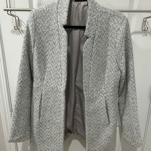 Vici Tayshia herringbone pea-coat style jacket